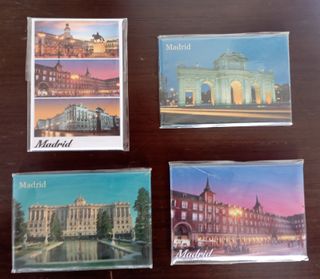 Imanes de cuadros al óleo/ fotos de Madrid- NUEVOS