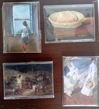Imanes de cuadros al óleo/ fotos de Madrid- NUEVOS