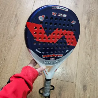 Pala pádel Varlion Round Tour TT 7.8 + funda
