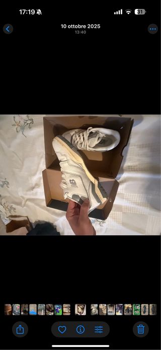 New Balance Scarpe Grigio/Bianco