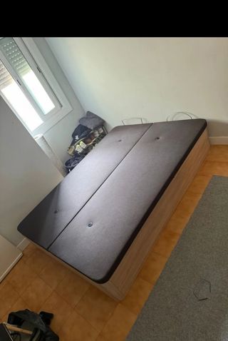 Canapé abatible individual blanco