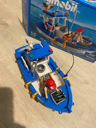 Playmobil Pescadería + Barco Pesca