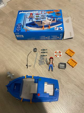 Playmobil Pescadería + Barco Pesca