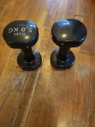 2 Mancuernas 5 kg (11 lbs) Decathlon