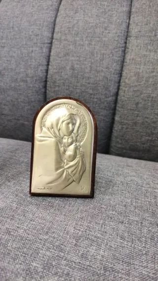 Quadretti laminato Argento con cornice legno