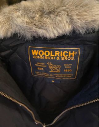 Giubbotto Woolrich donna nero taglia M