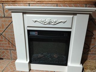 Chimenea Eléctrica Blanca