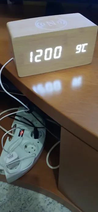 Reloj Digital GIFTDECOR Madera