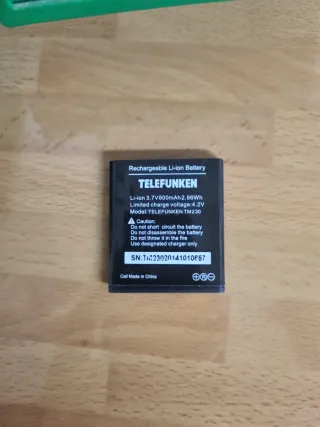 Batería Telefunken TM230 Li-ion 3.7V