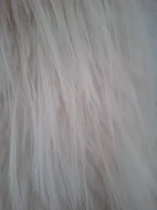 Chaleco efecto pelo Zara nuevo blanco