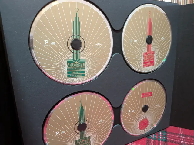 Rammstein Volkerball luxo CD e DVD com livro