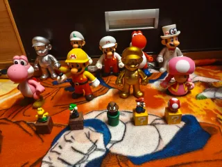 Pack 14 Figuras Mario Bros Nintendo