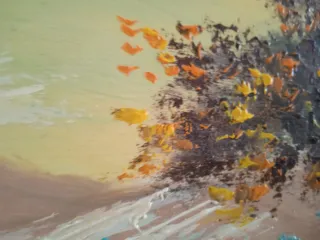 Cuadro al óleo paisaje