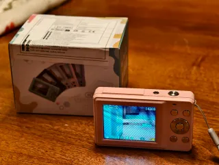 Macchina fotografica rosa per bambini