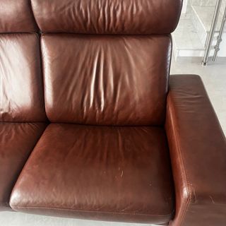 Sofá 3 plazas cuero Stressless