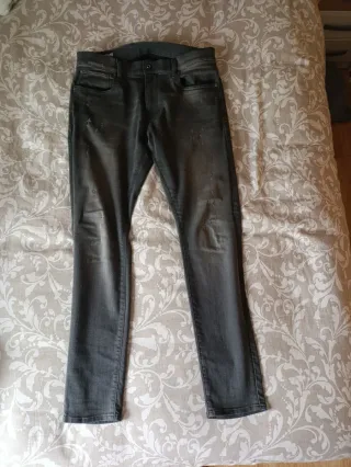 Pantalones vaqueros G-Star Revend Skinny gris
