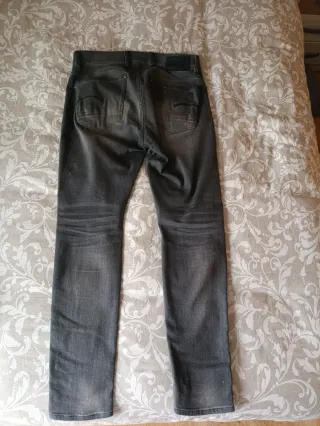 Pantalones vaqueros G-Star Revend Skinny gris