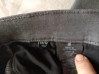 Pantalones vaqueros G-Star Revend Skinny gris