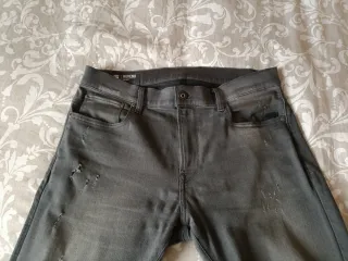 Pantalones vaqueros G-Star Revend Skinny gris