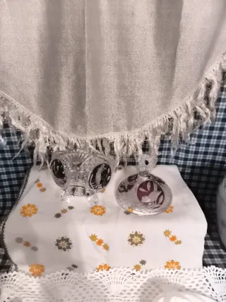 Bombonera de cristal con tapa  Hofbauer Byrde