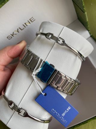 Reloj SKYLINE Mujer Acero con Pulsera y Caja