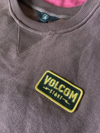 Sudadera Volcom Stone Negra y Dorada
