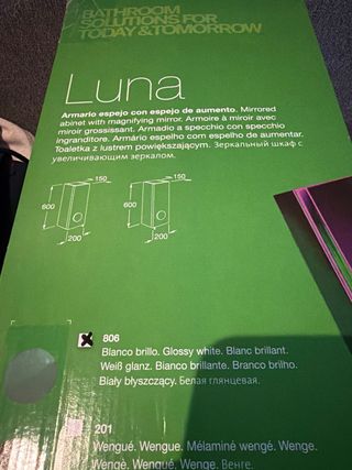 Armario espejo Luna Roca