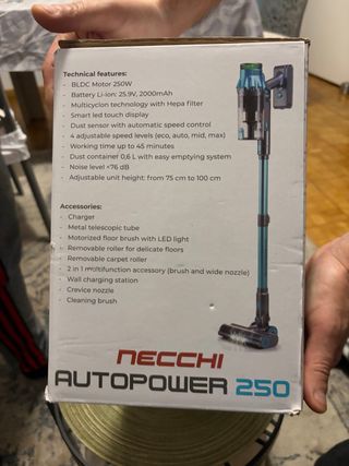 Aspirapolvere NECCHI AUTOPOWER 250