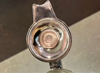 Decantador de Cristal, E.P. Zinc, Silver Plated