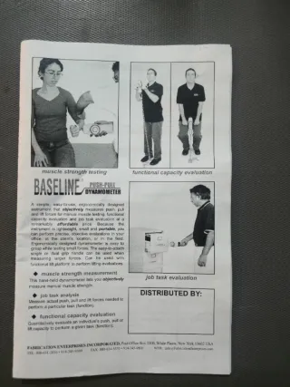 Dinamómetro Hidráulico Baseline