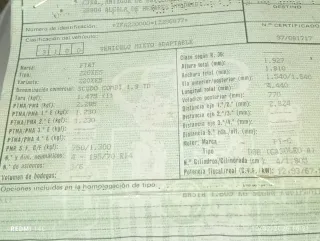 Fiat escudo combi 1997