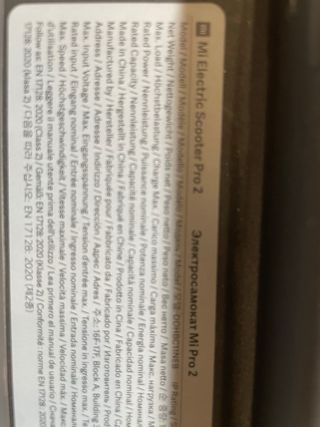 Patinete Xiaomi Mi Scooter Pro 2