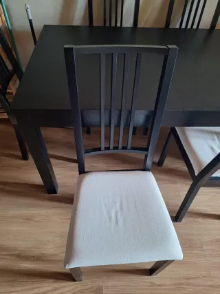 Mesa comedor + 6 sillas + Alacena + Mesa TV