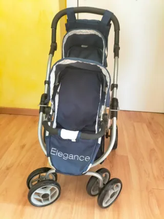 Carrito Gemelar Arias Azul