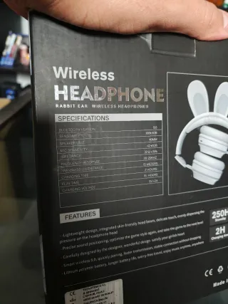 Cascos Inalámbricos KE-11 Orejas Conejo