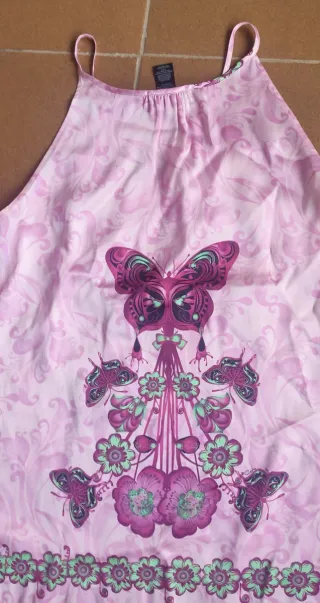 Top Custo Barcelona Mariposa Lila