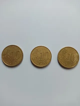 #2/0022-Monedas céntimos Francia 1999 segadora
