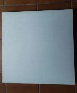 Lienzo Bastidor Bellas Artes blanco  textura 50x50