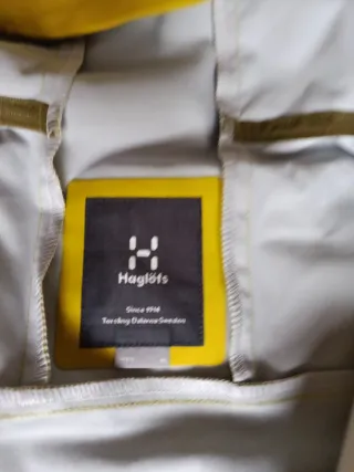 Chaqueta Haglofs Gore-Tex Infinium Amarilla .