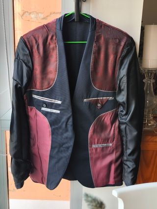 Traje de ceremonia azul