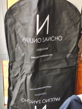 Traje de ceremonia azul