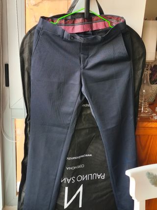 Traje de ceremonia azul