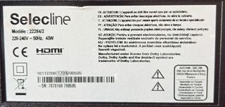 Televisor SelecLine 24 con Mando