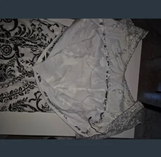 Traje de flamenca blanco y negro