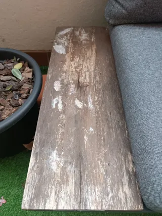 Sofá modular de jardín gris