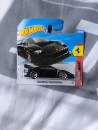 Hot Wheels Ferrari F40 Competizione Negro