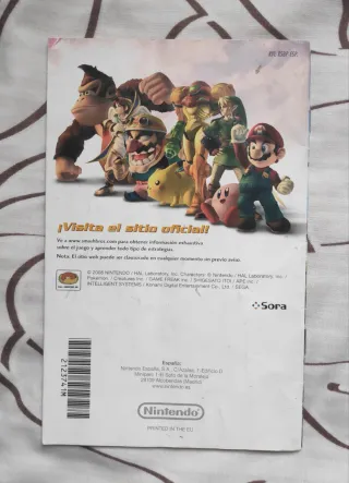 Manual Super Smash Bros. Brawl Wii en español