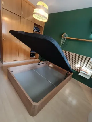 OUTLET: Cama canapé abatible, somieres y colchones