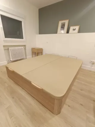 OUTLET: Cama canapé abatible, somieres y colchones