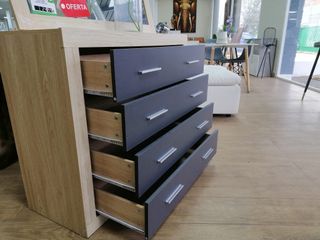 LIQUIDACIÓN POR REBAJA CÓMODA GRAFITO 98X85X40CM